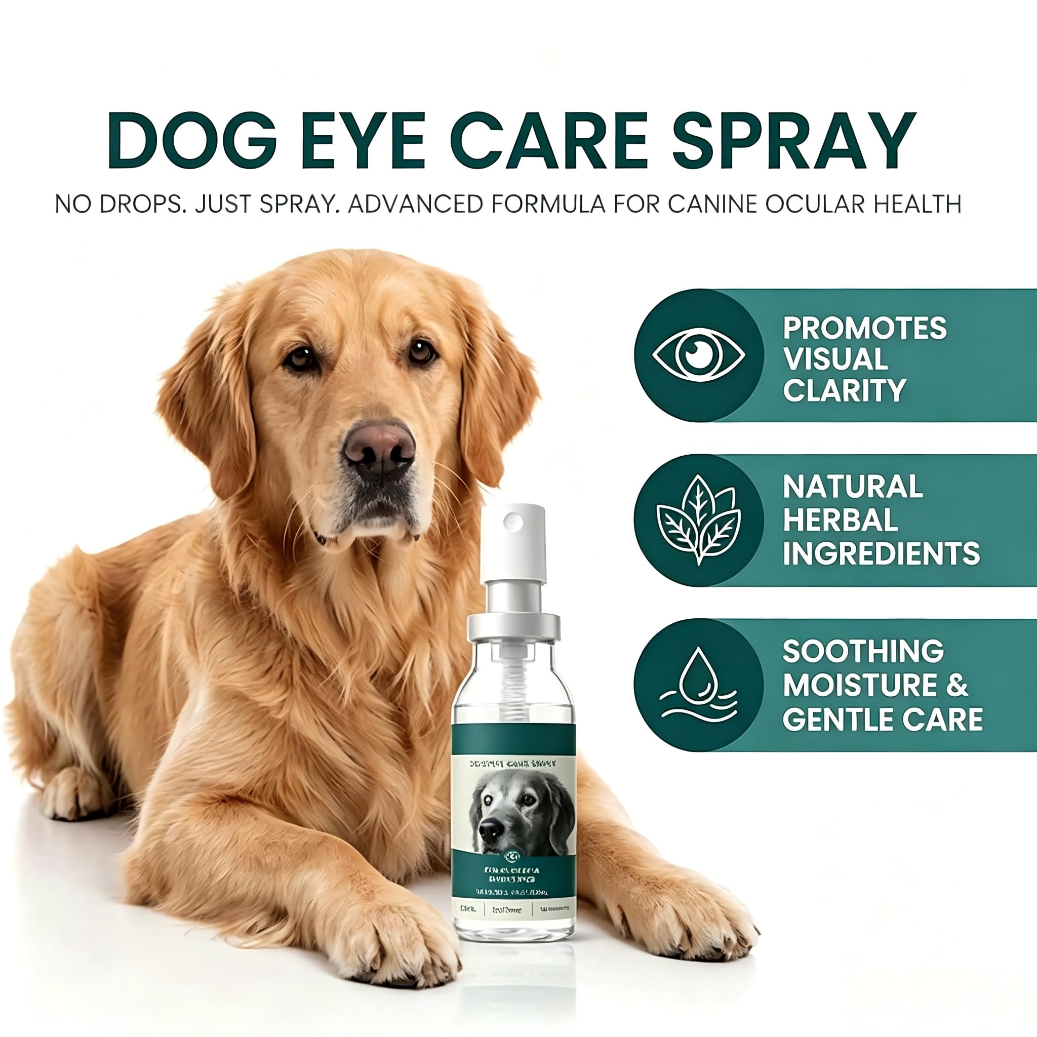 2Pcs Dog Eye Care Spray,Daily Eye Area Care for Dogs,Gentle Pet Eye Spray,Eye Drops Pet Eye Gel for Dogs,Natural All-in-One Relief for Pet Eye Issues — Amazon image 6