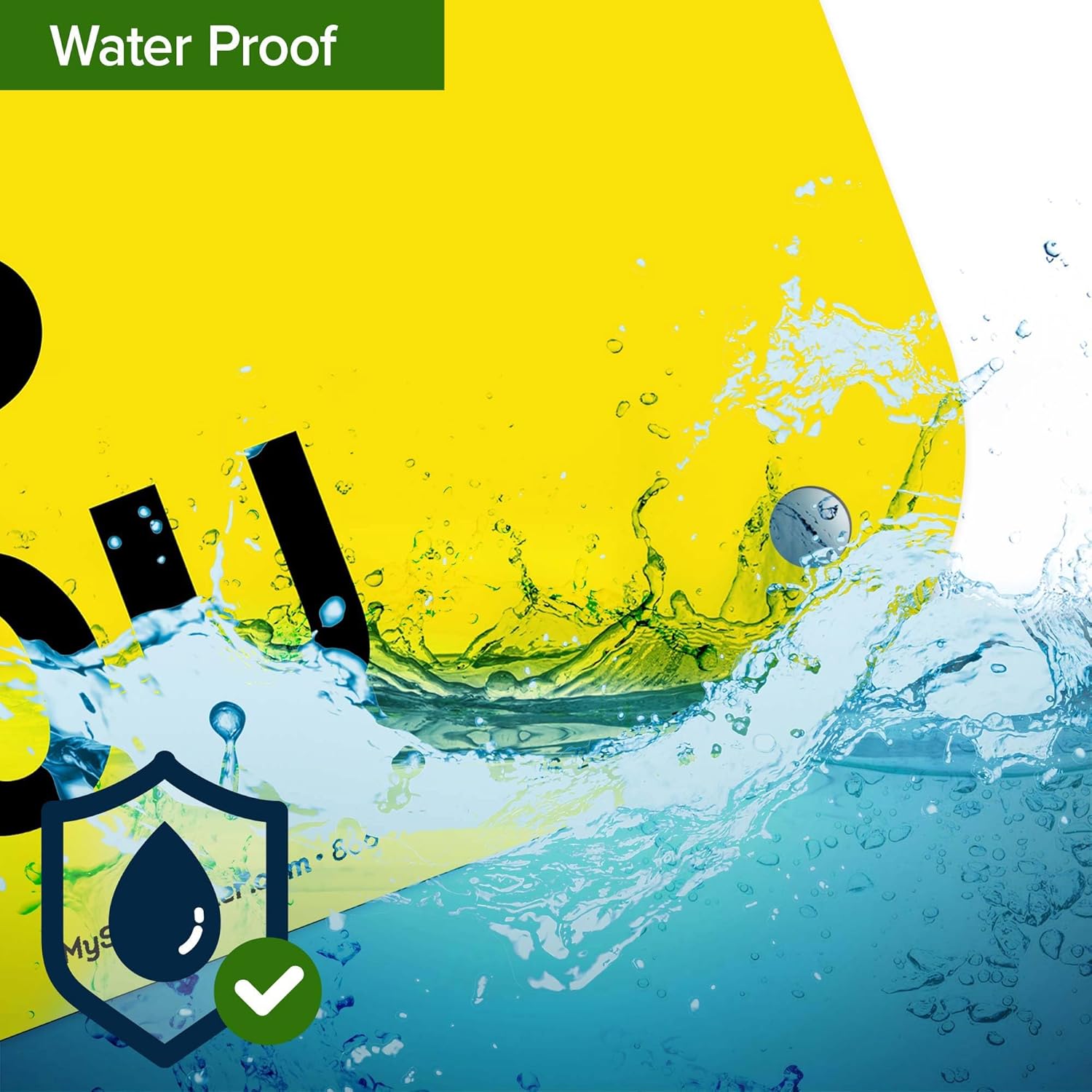 Caution Stay Clear Gate Opens Towards You Sign, 12x18 Inches, 55 mil thick HDPS (high density polystyrene), Made in USA by My Sign Center