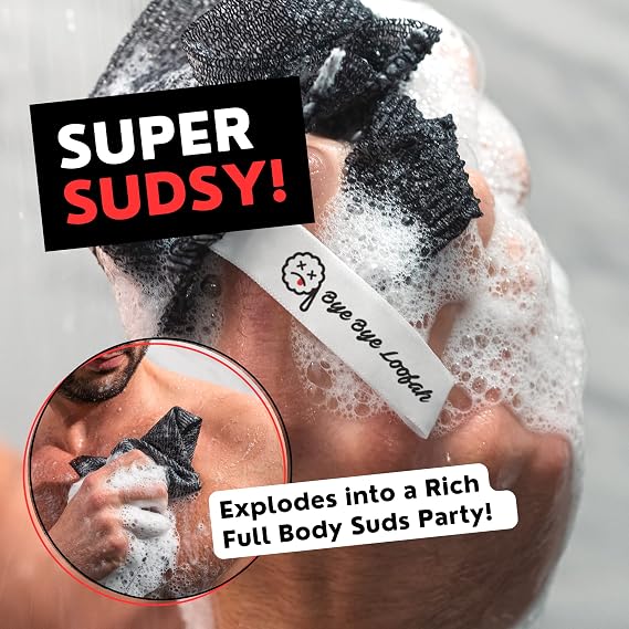 Extra Rough Exfoliating Washcloth, Extreme Body & Back Scrubber for Shower