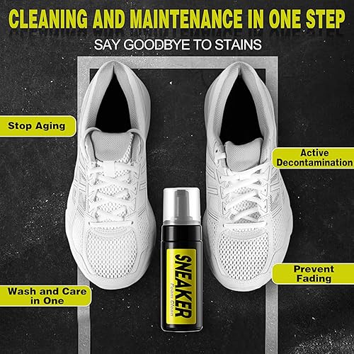 Miniatura 6 de Ganbaro Kit limpiador de zapatos, limpiador de zapatos blanco, kit de limpieza de zapatos para zapatos de malla, zapatos blancos, zapatos de