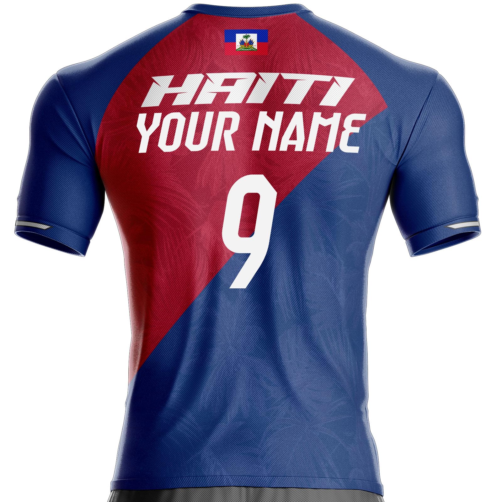 Maillot Haïti Haiti Football HT-842 Drapeau Haïtien Ayiti