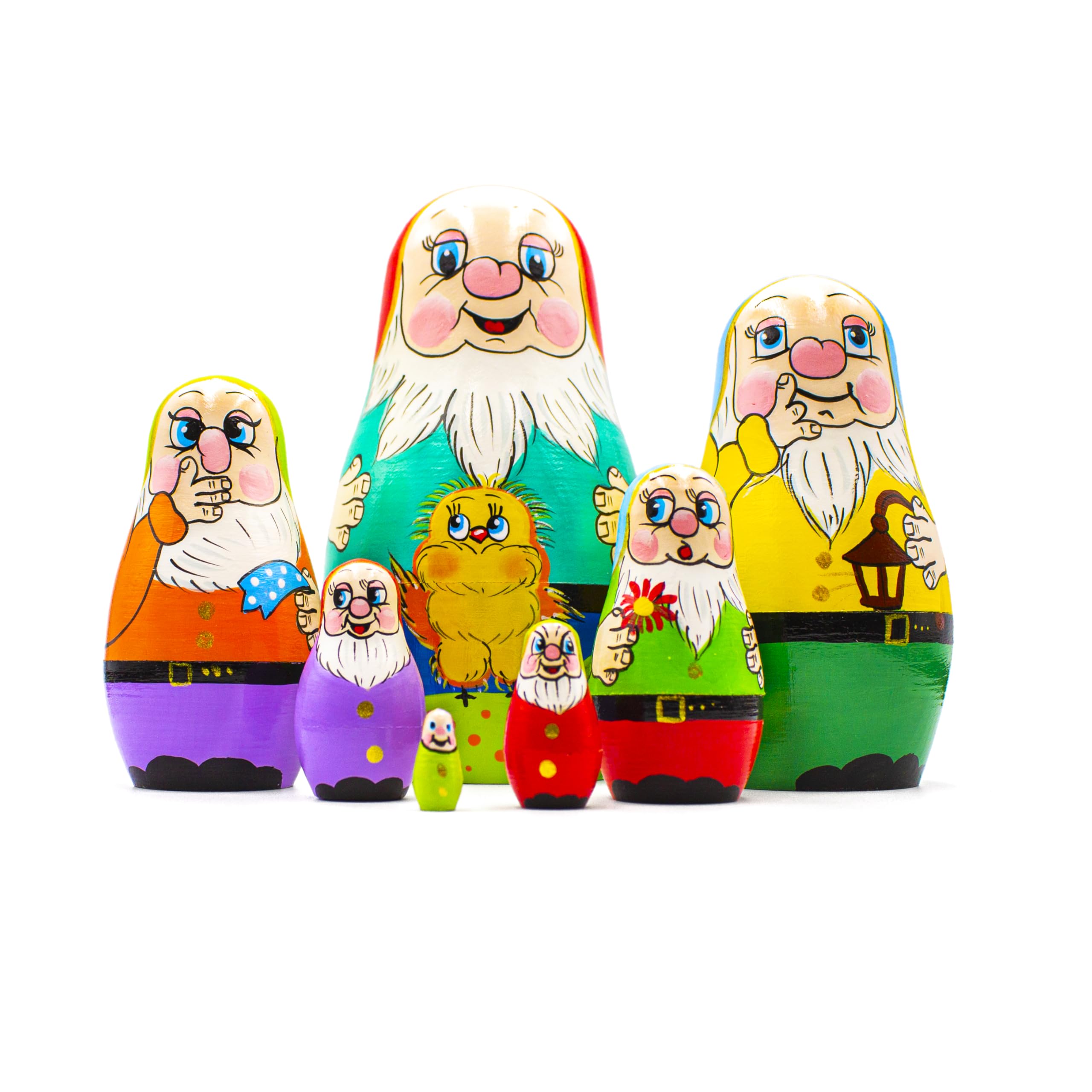 Amazon | マトリョーシカ ロシアの入れ子人形 バブシュカ 美しい小人 