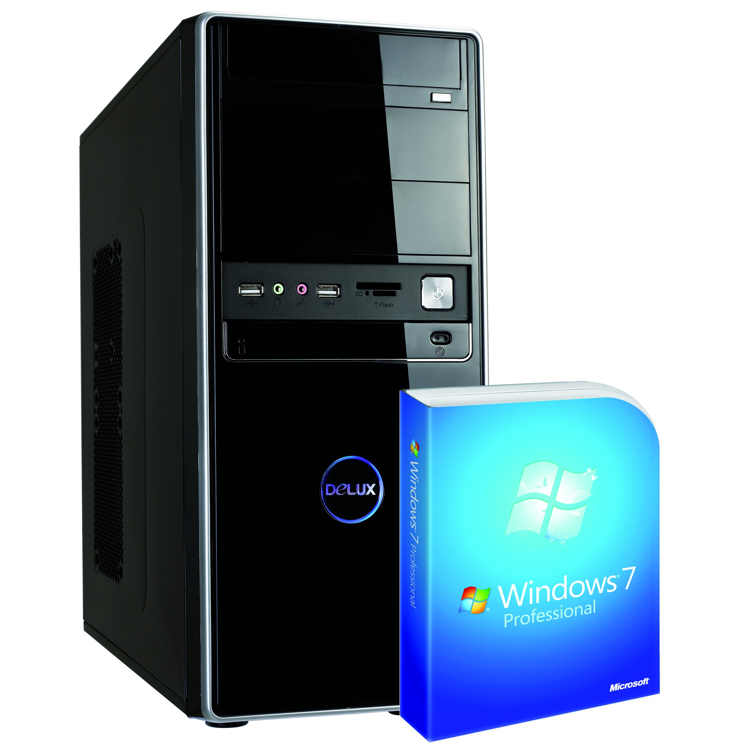 Memory PC AZ Business leader 10342 Desktop-PC (Intel Core i3 4160, 3,6 GHz, 4 GB RAM, 128 GB HDD, Intel HD 4400, Win 7 Pro)