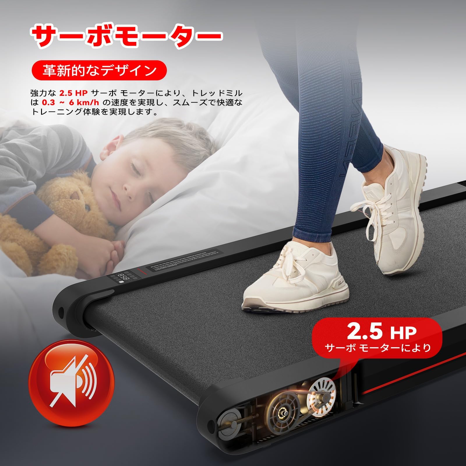 ✨省スペース✨ランニングマシン ルームランナー　アプリ連動 ウォーキング 筋トレ Amazon | ランニングマシン ルームランナー アプリ連動 ウォーキング