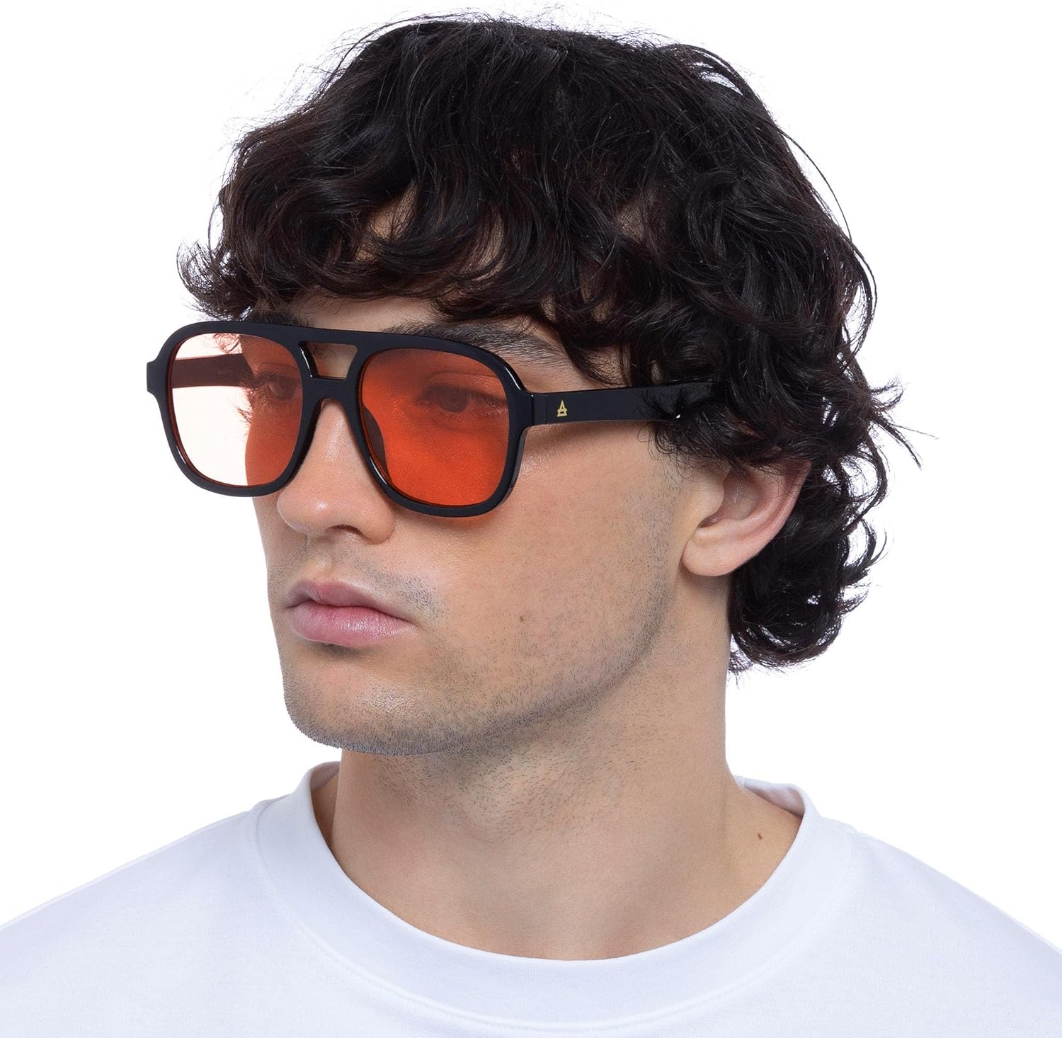 AIRE Whirlpool Sunglasses - Black, Aviator, Unisex, 70s Hollywood Style - Image 7