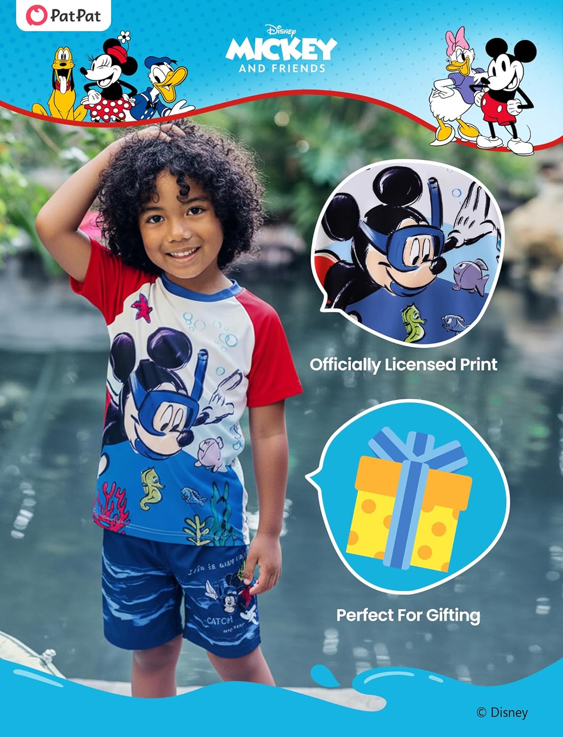 Disney Marvel Spiderman Cars Boy Swimsuit Rash Guard Shirts & Swim Trunk Boys Swim Set Mickey Summer Bathing Suit 2-13 Years - Image 3