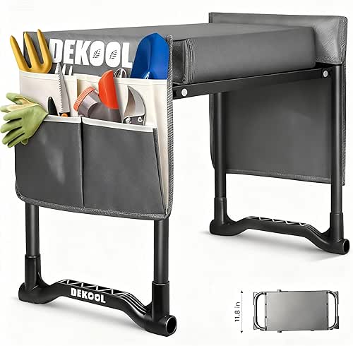 Garden Kneeler and Seat with Upgraded Wide & 3" Thick