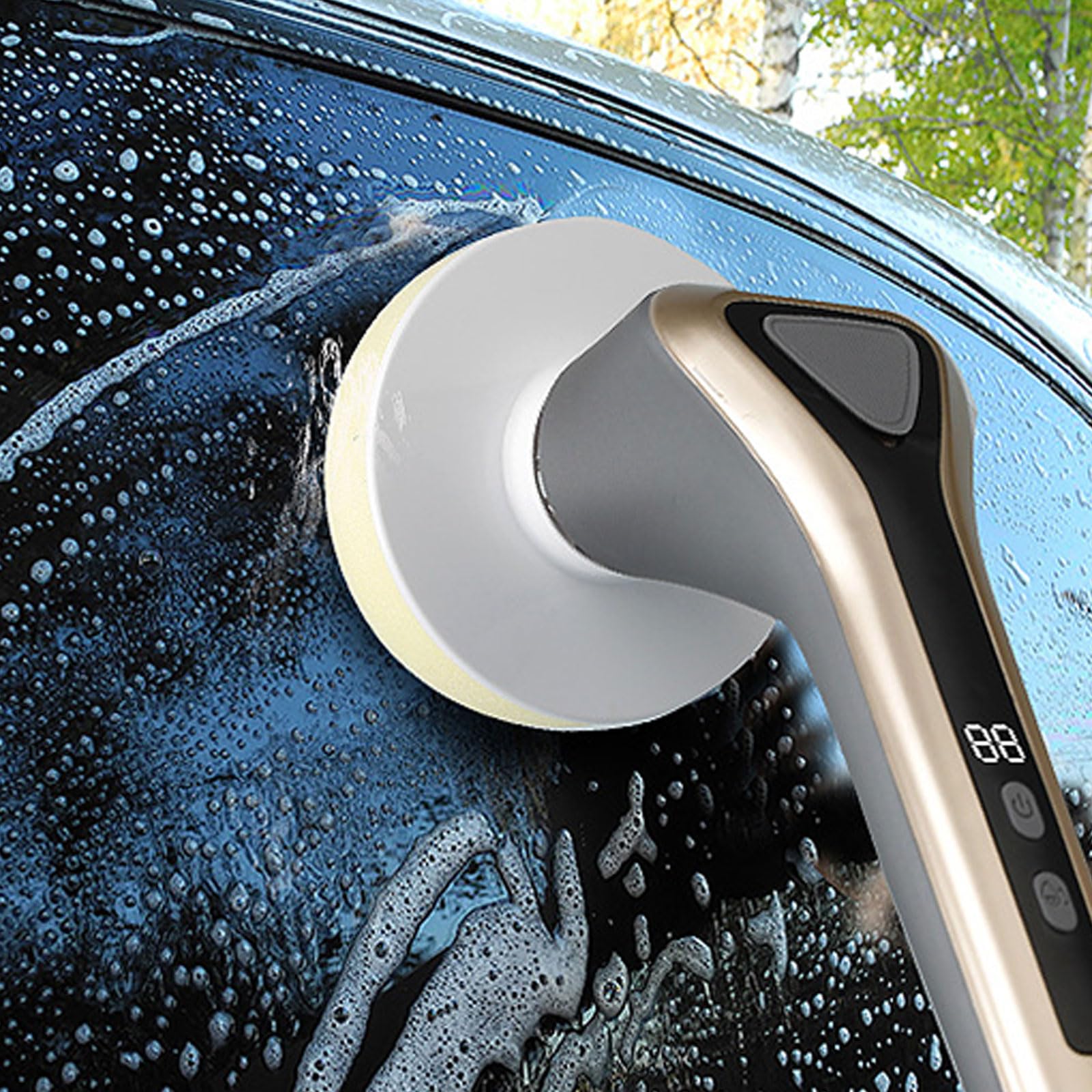 Depurador eléctrico giratorio profesional, impermeable, giratorio, 2600 mAh, batería giratoria, estropajo inalámbrico