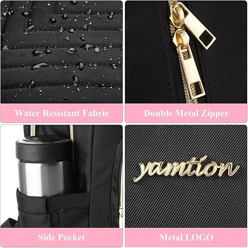 Miniatura 5 de Mochila para computadora portátil para mujer, mochila escolar para adolescentes, niñas, bolsa de libros USB para universidad, estudiantes,