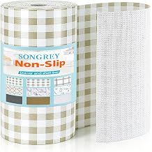 Songrey Non-Adhesive Shelf Liner & Cabinet Liner, 12" x 240" | Non-Slip Drawer liner for Kitchen Cabinet, Waterproof Countertop Contact Paper for Bathroom, Shelves, Dresser, Pantry