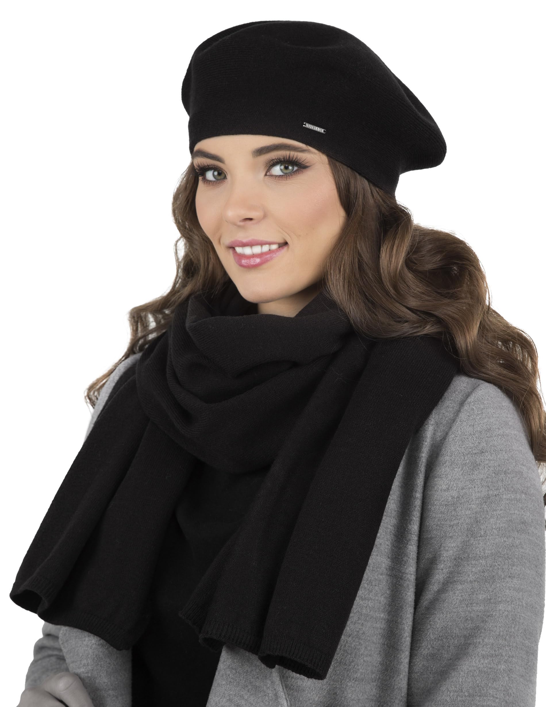 Vivisence Invernale Berretto Elegante da Donna in Lana E Viscosa Morbido E Caldo Stile Classico Elasticizzato per Una vestibilità Perfetta per Ogni Occasione