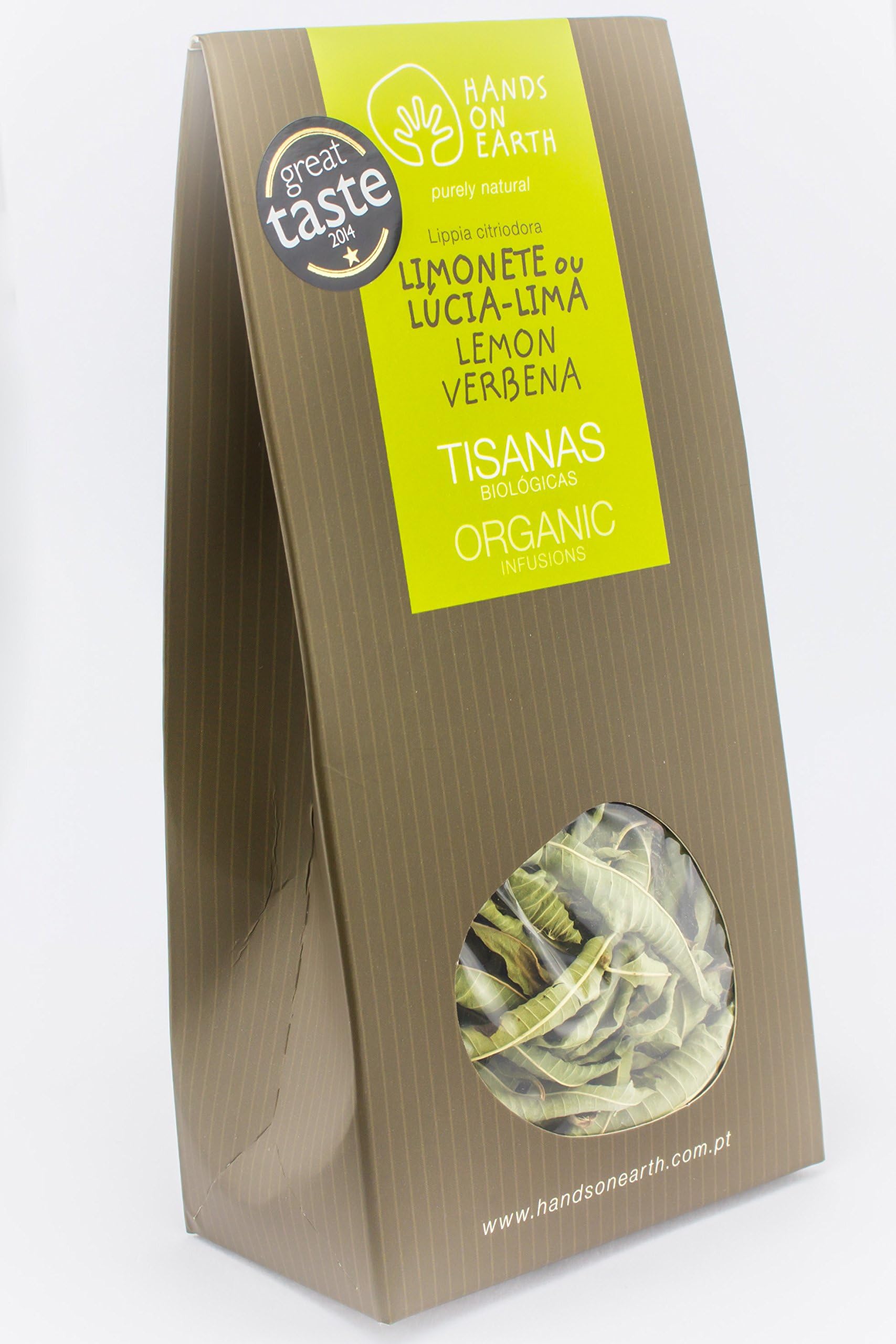 Hands on Earth Organic Lemon Verbena Tea Great Taste Winner 1 Star 10 g (Pack of 2)
