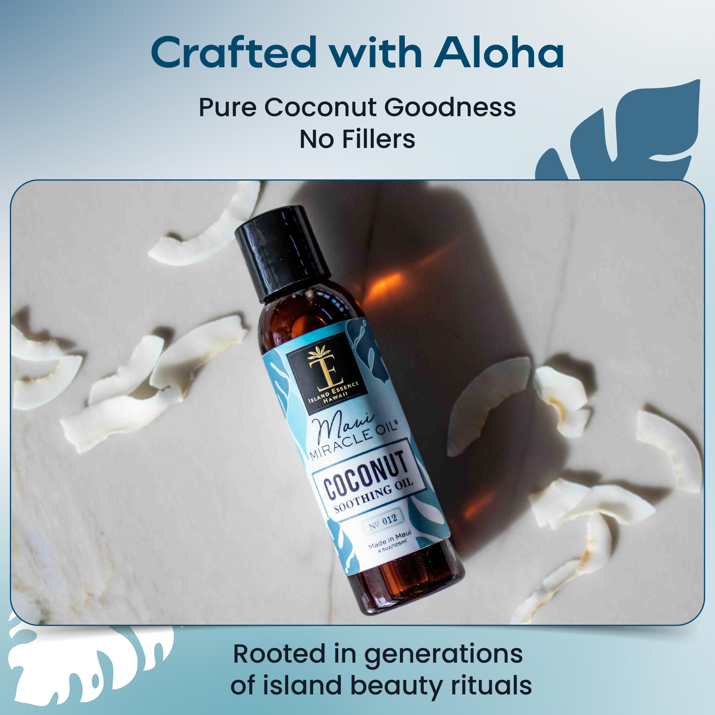 Amazon.com: Island Essence Coconut Soothing Oil – Hawaiian Body 