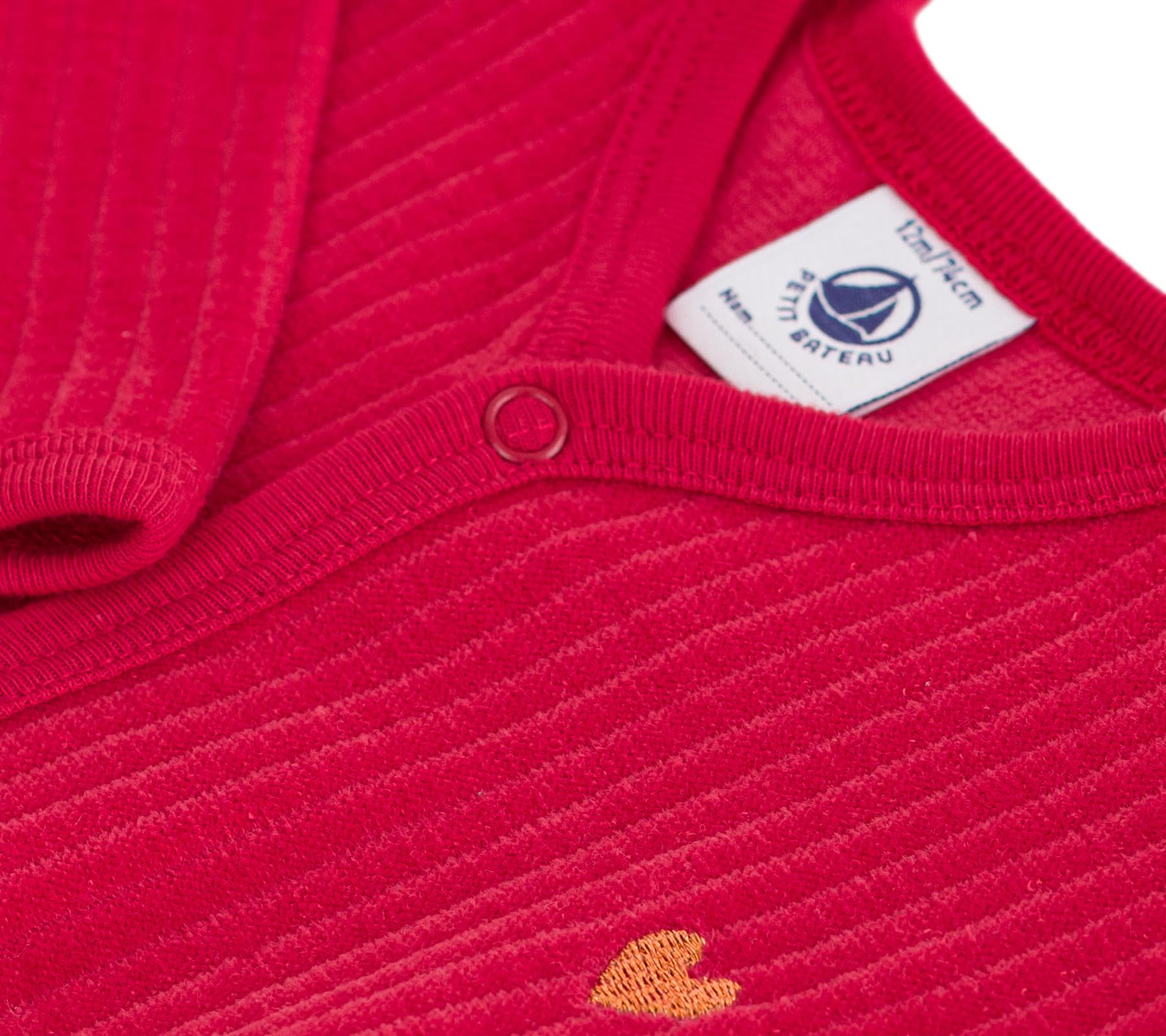 Petit Bateau Pyjama bébé en Velours Uni