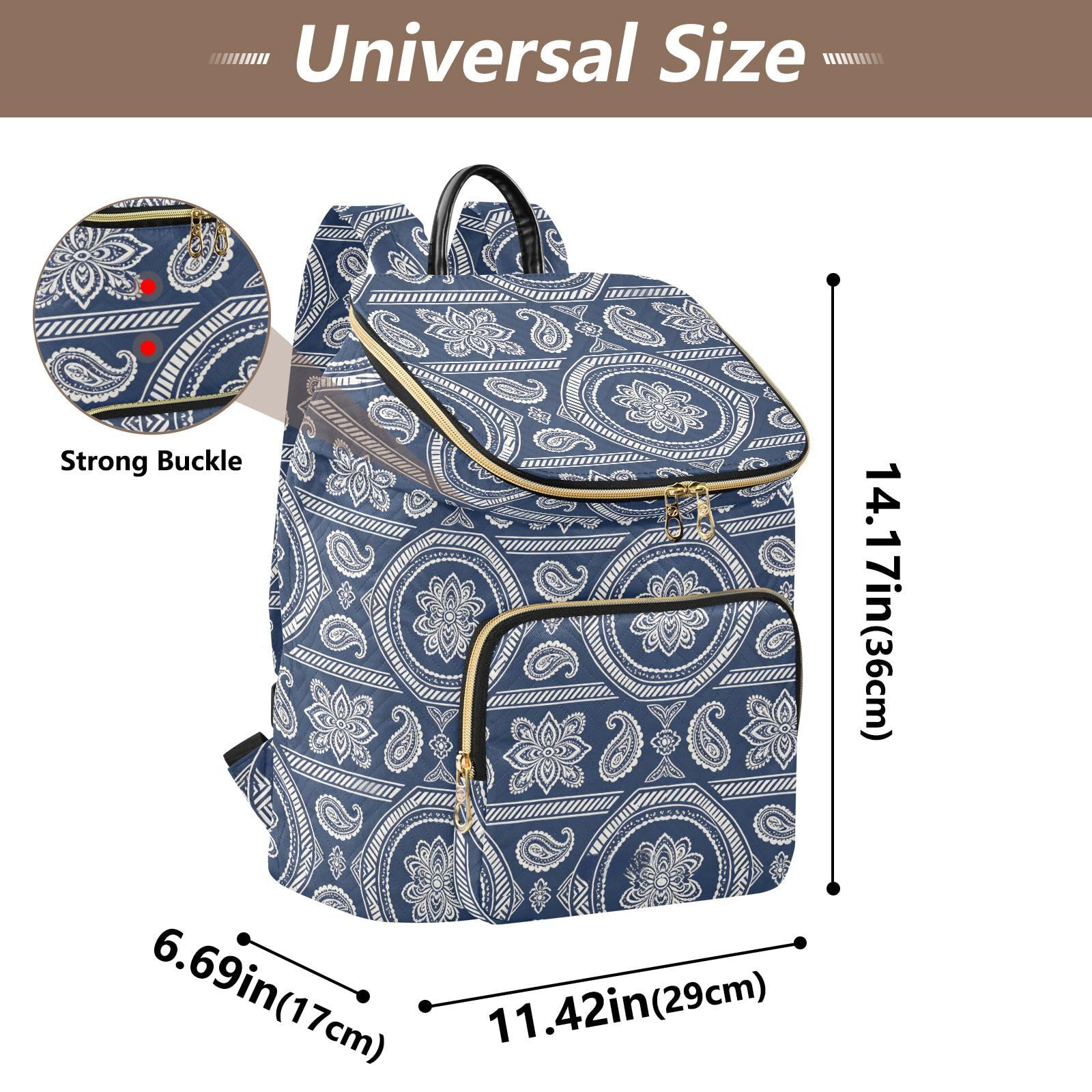 Zaino alla moda da 15L per le donne robusto resistente all'usura borsa per il trasporto