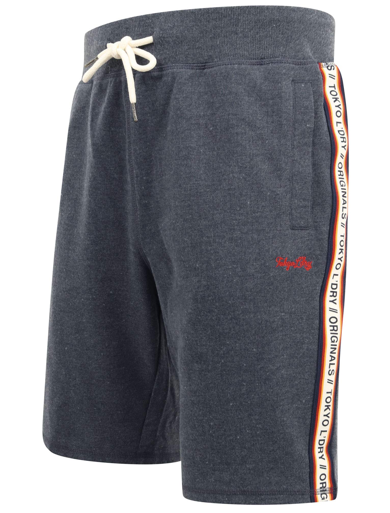 Tokyo Laundry Men's Malibu Surf Jogger Shorts - Mood Indigo Blue - S