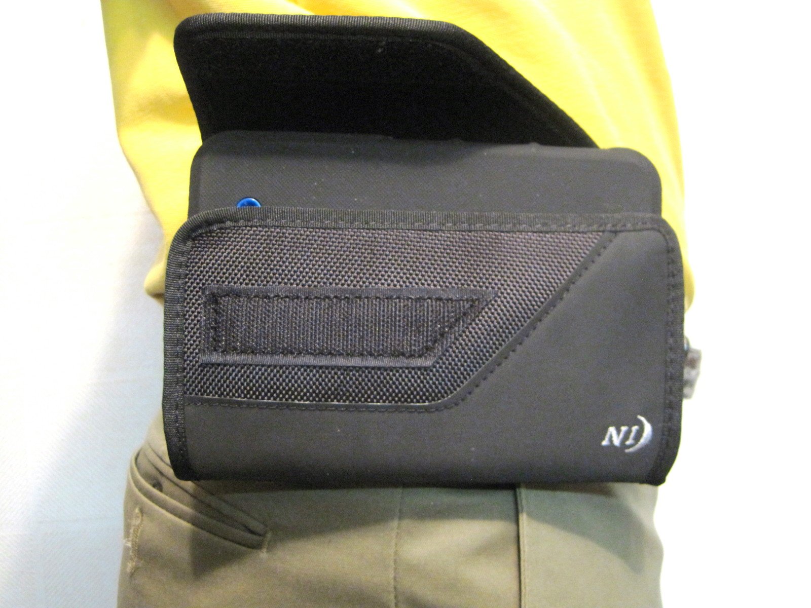 Cell Phone Pouch for Zerolemon Galaxy Note 10 Plus/Note 9/8 Battery Case,  Big, Rugged Heavy Duty Holster Strong Fixed Belt Clip Holder Sideways (NI)