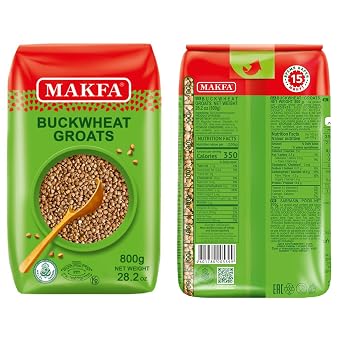 Makfa Buckwheat Groats 28.2oz (Pack of 6) Kosher, Grechka