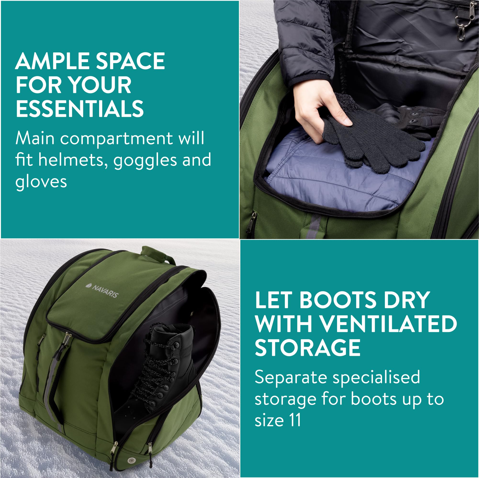 Sacche Porta Scarponi Decathlon Zaino Portascarponi Da Sci Navaris