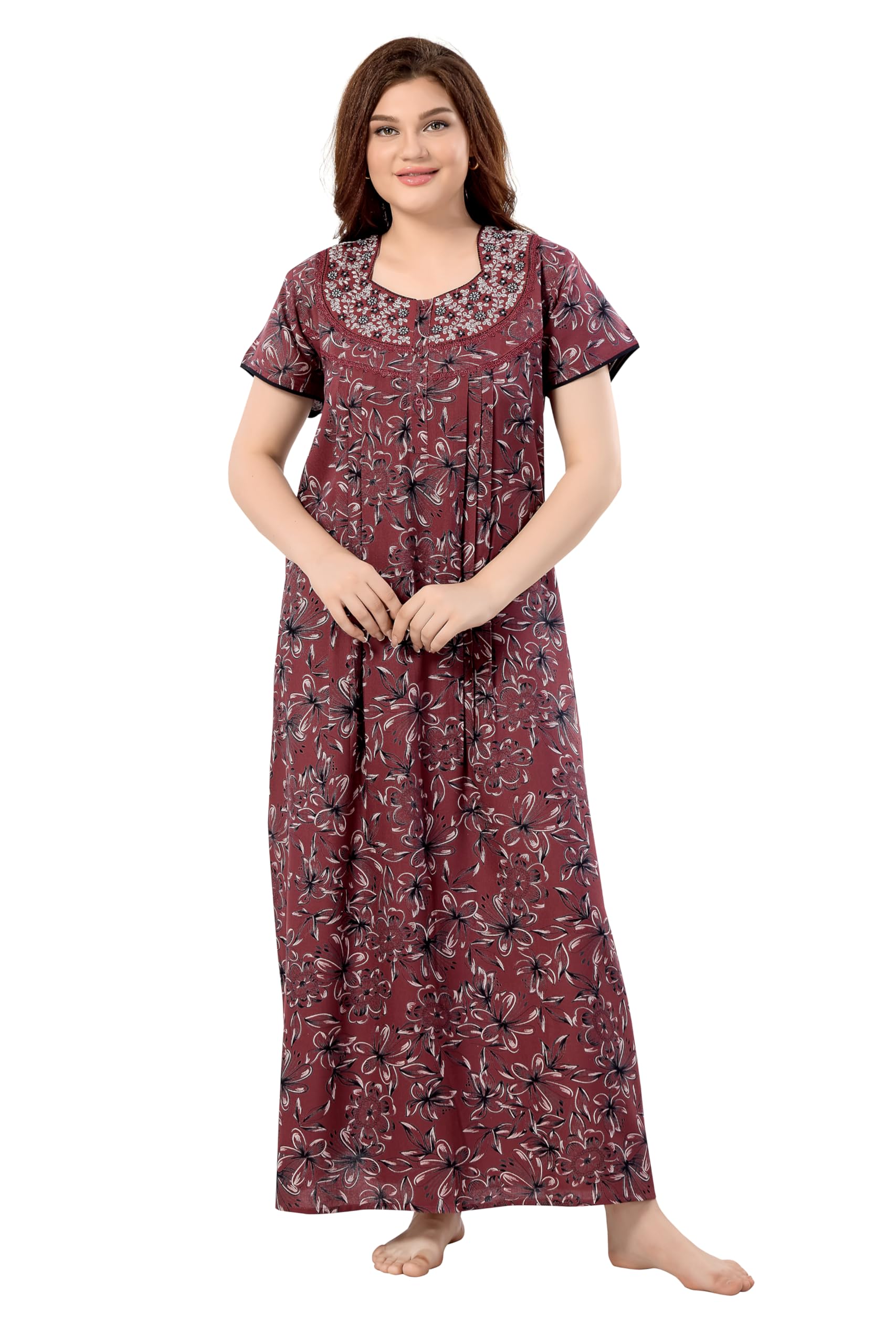 Women's Printed Alpine Nighty 1669-image-37