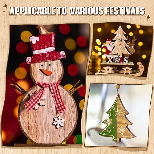 Miniatura 6 de Paquete de 36 hojas de madera contrachapada de tilo de 18 pulgadas, tableros de madera sin terminar para manualidades para proyectos láser de