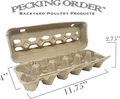 Miniatura 5 de Pecking Order Cartones de huevo de pulpa de papel - Paquete de 12