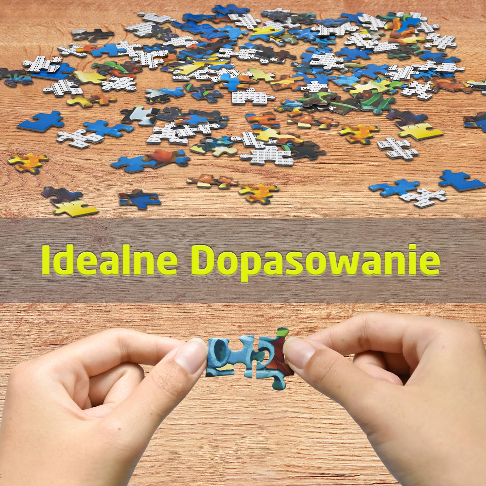 Puzzle dla dorosłych, 1000 elementów, do malowania lighthouse z plakatem, części idealnie pasują do siebie, litery na odwrocie, bez kurzu, prezent dla starszych seniorów (70 x 50 cm)