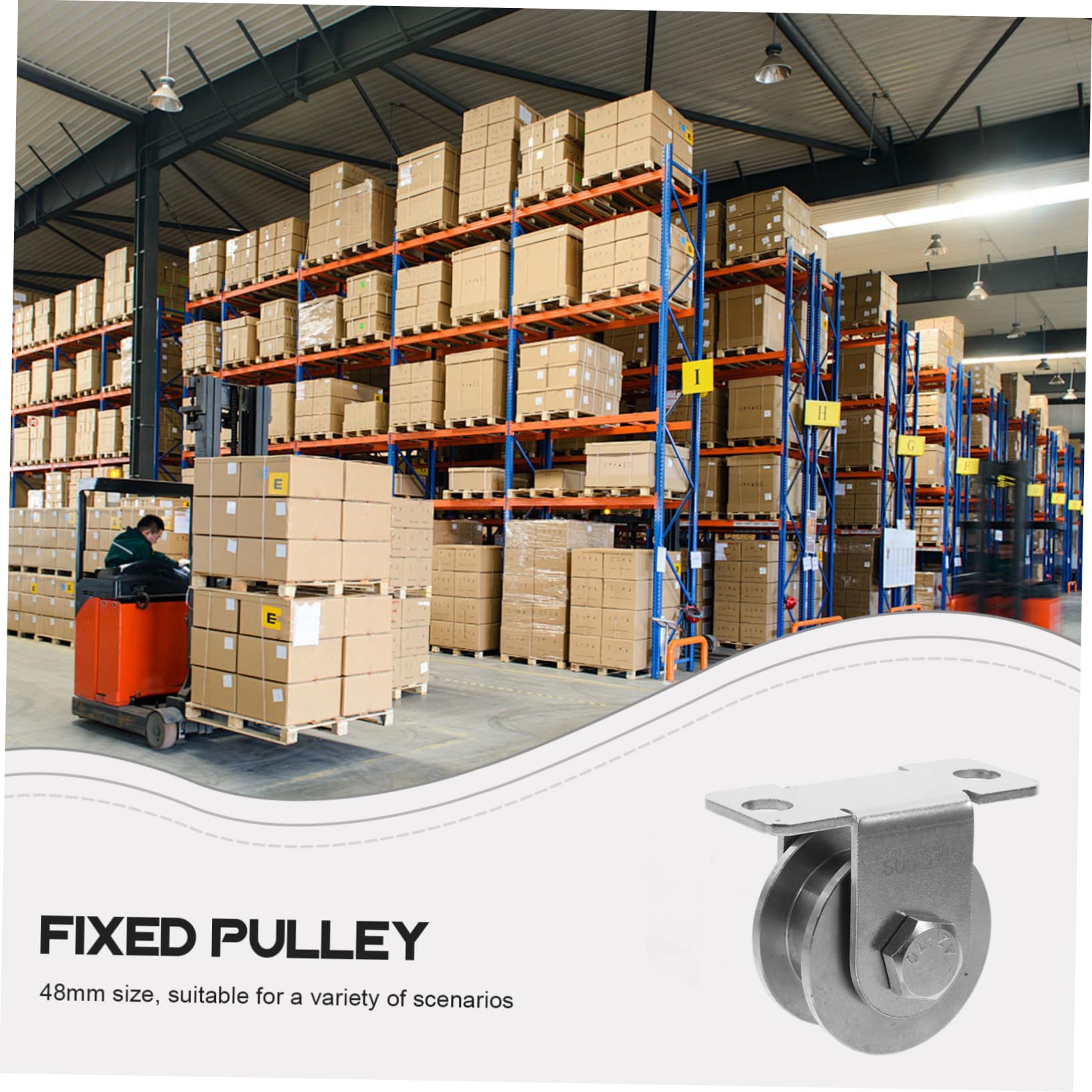 2pezzi Puleggia Muro Heavy-duty in Inossidabile Con Cuscinetti Per Sollevamento e Porte Scorrevoli Pulegge Per Uso Versatile