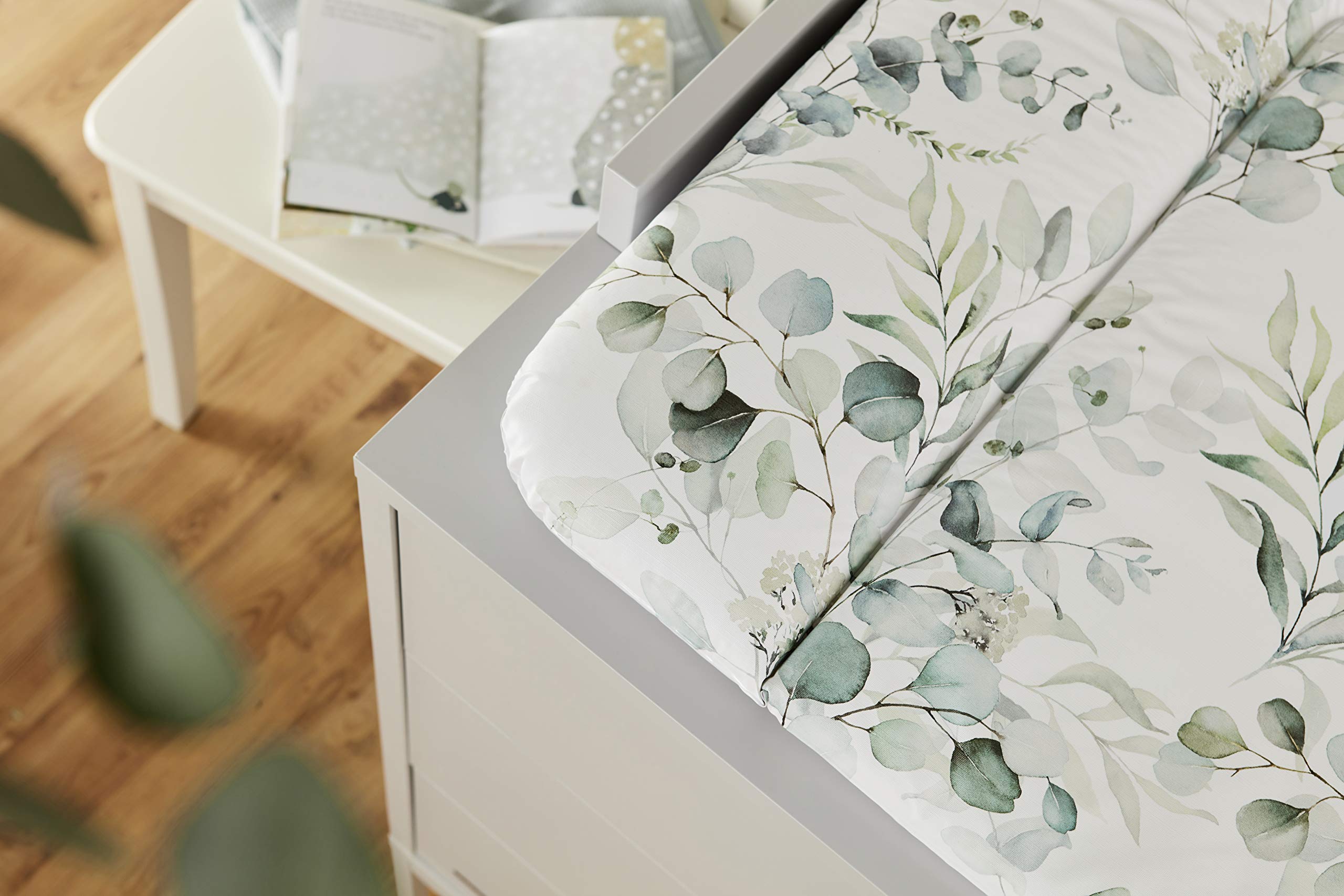 Rotho Babydesign Special Edition Cambiador, Multicolor (Natural Leaves), 72x85x5 cm
