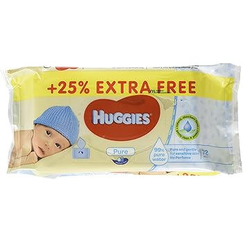 huggies pure wipes 10 x 72