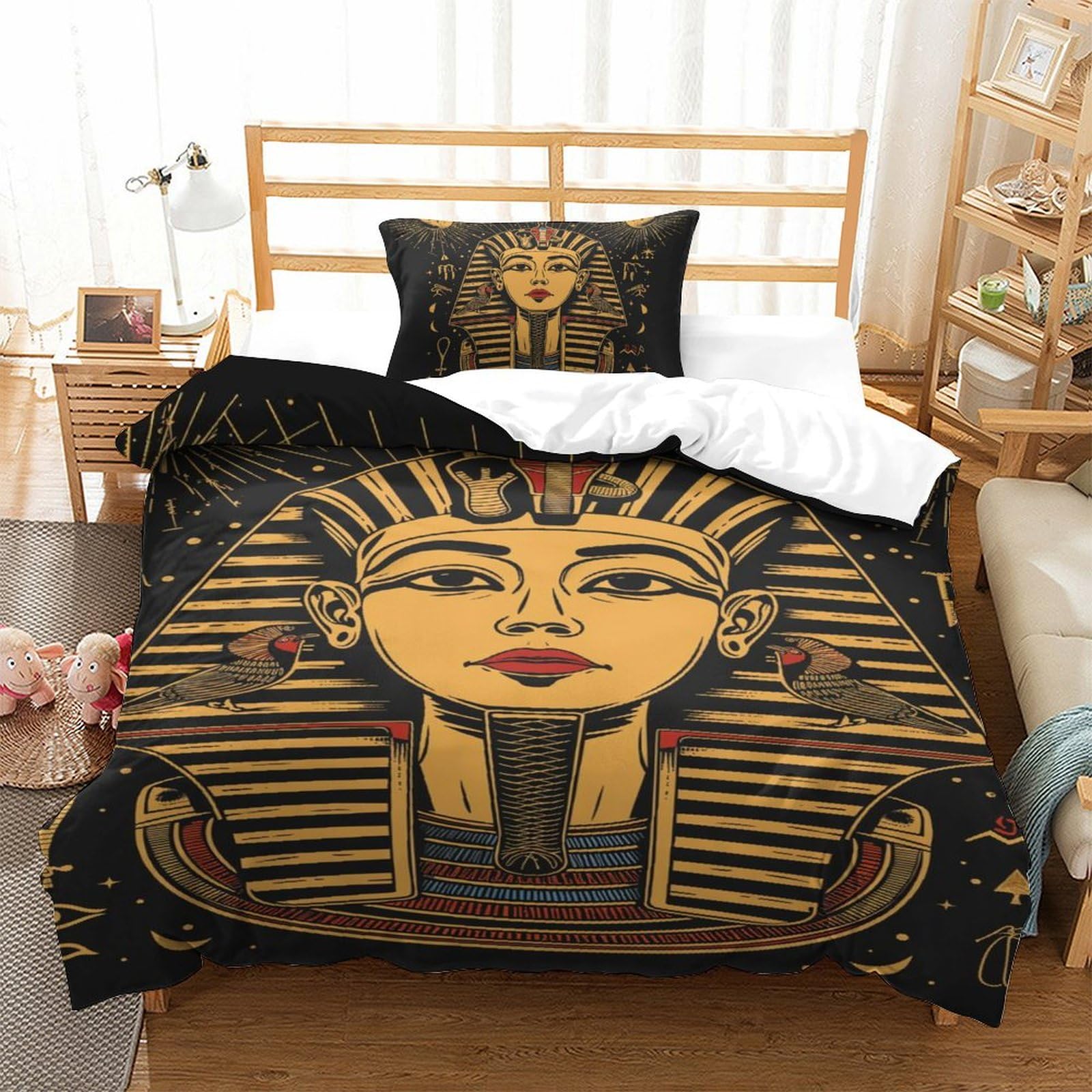 Housse de couette Pharaon 3D pour transformer la décoration d'une chambre d'ado