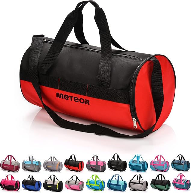 meteor Sports Bag Children 25 L Round Bag Gym Bag Men's Swimming Bag Travel Bag Holiday Bag Small Fitness Bag Women's Strap Bag Children's Bags School Bags Gym Bag Boys