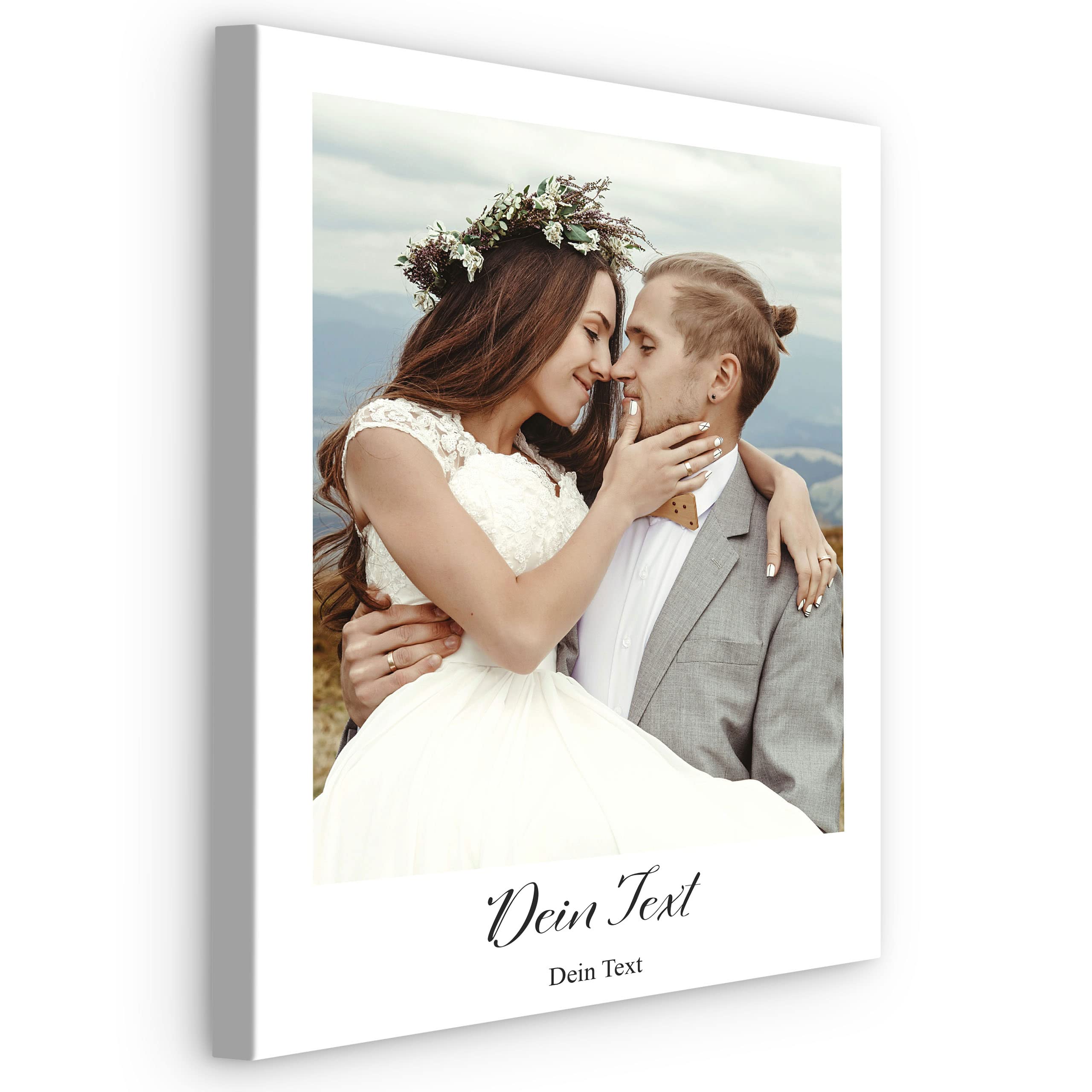 Muralo Personalisierte Leinwand mit eigenem Bild, Wandbild - 120x80 cm | Foto-Leinwandbild, hochauflösender Druck, lebendige Farben - ideal für Wohnzimmer und Schlafzimmer, Ein Geschenk fürs Leben