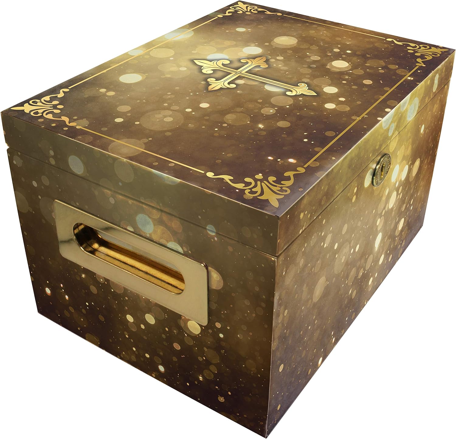 Lockable Cremation Urn for Ashes Adult Male & Female - Decorative Urns - Beautifully Handcrafted Urn for Ashes for Women & Men