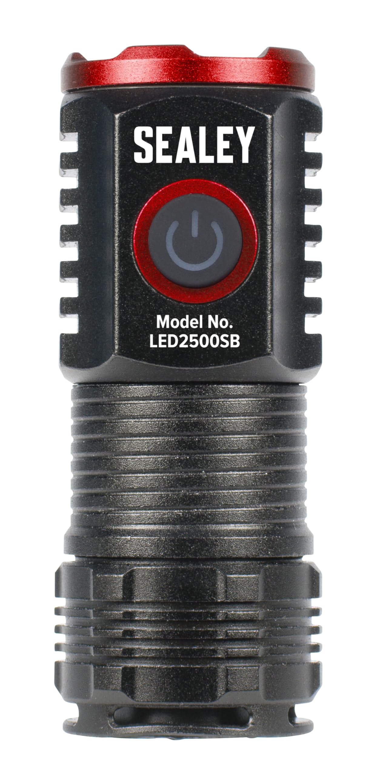 Sealey 24W SMD LED Super Beam Rechargeable Pocket Light, 2500lm, 4 Light Modes - LED2500SB, Black - Image 2