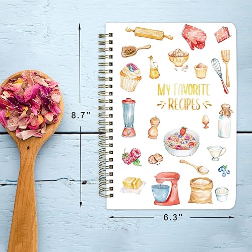 Miniatura 2 de ceiba tree Libro de recetas en blanco para escribir en tus propias recetas, cuaderno de cocina, diario de 8.7 x 6.3 pulgadas, ideas de regalos para