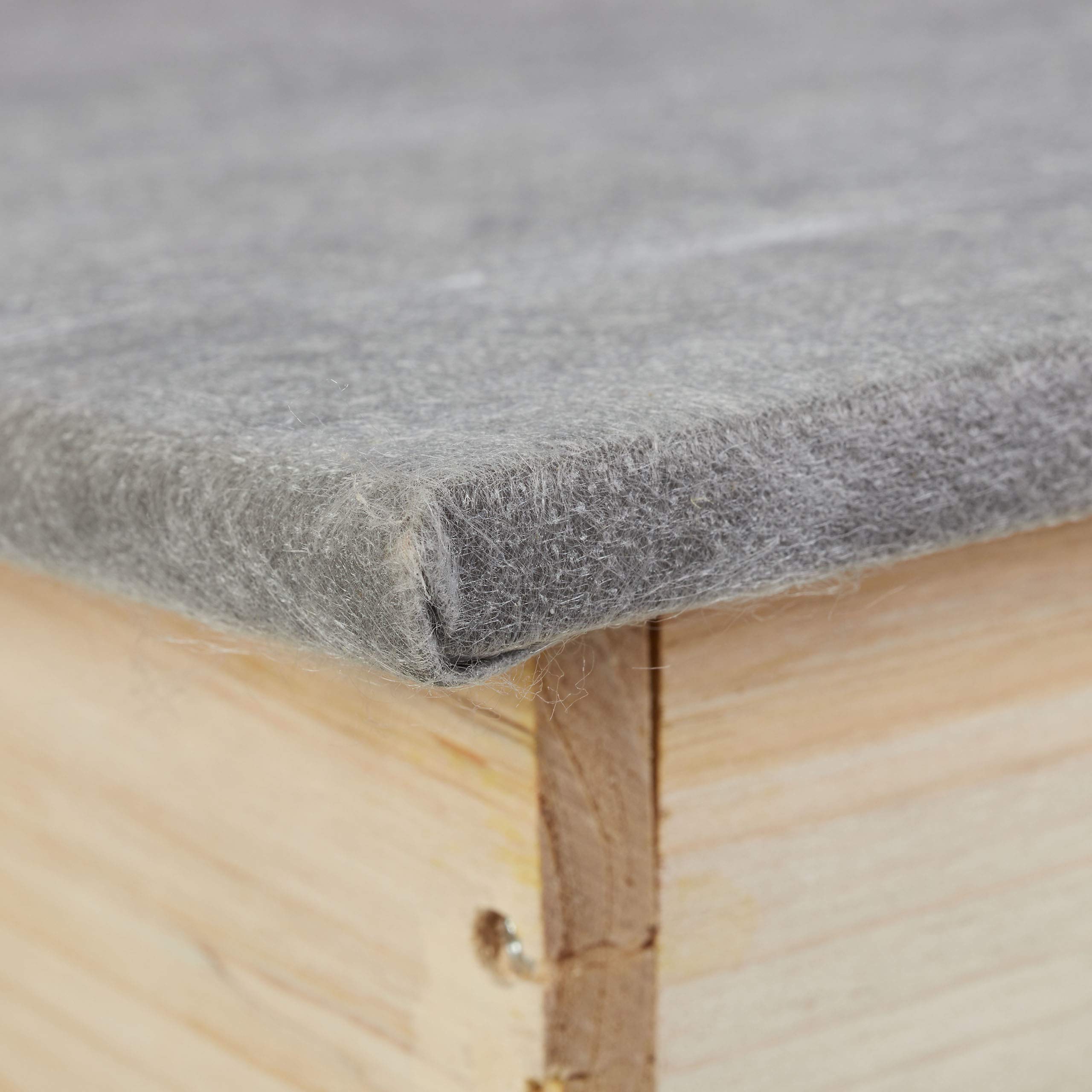 Relaxdays Casetta per Ricci, Resistente alle Intemperie, Riparo dai Predatori, Rifugio per Roditori, 21x46x34 cm, Legno