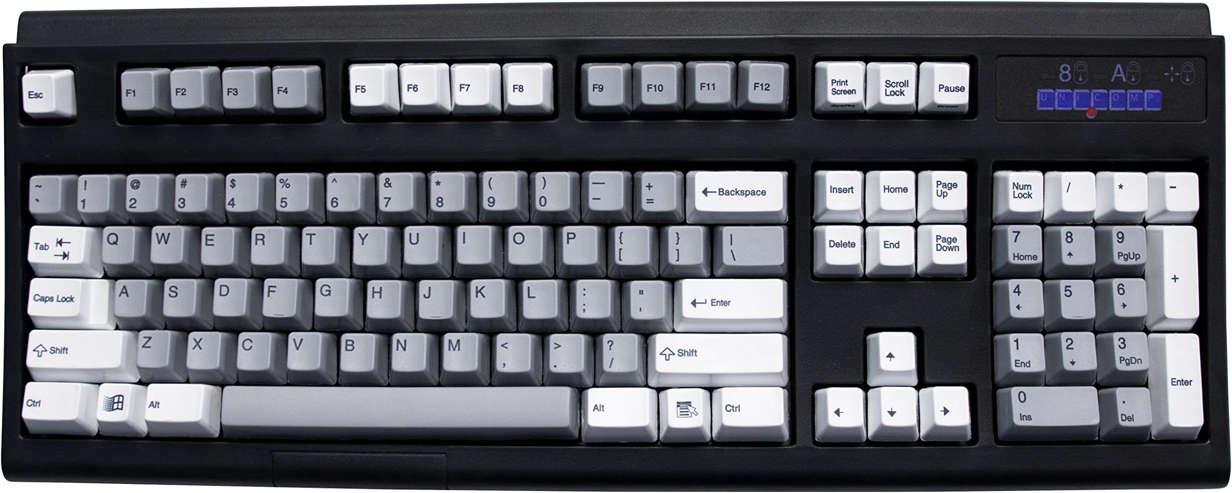 Unicomp Ultra Classic Model M Black Buckling Spring 103 Key USB Keyboard