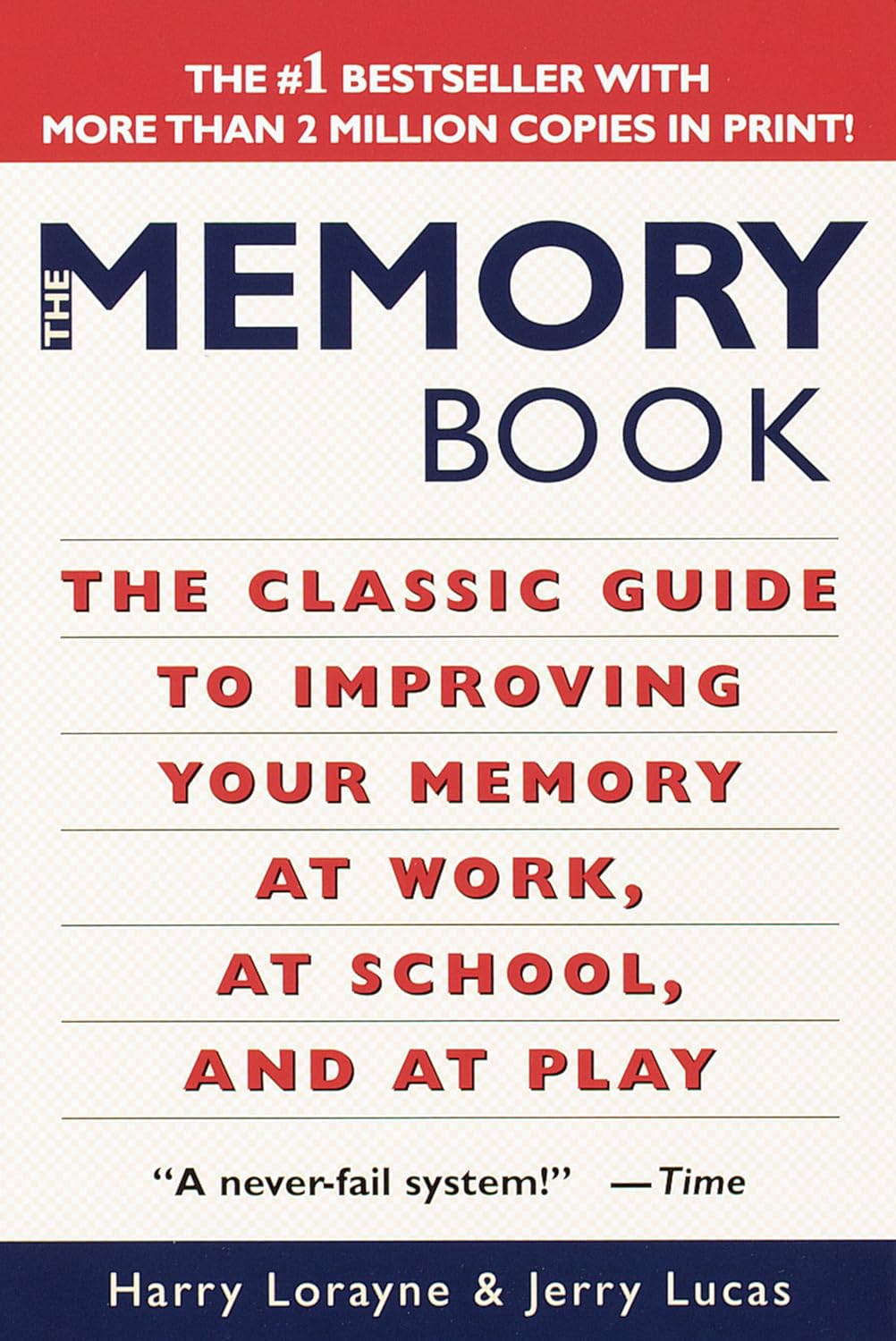 The Memory Book The Classic Guide to Improving Your Memory at Work, at