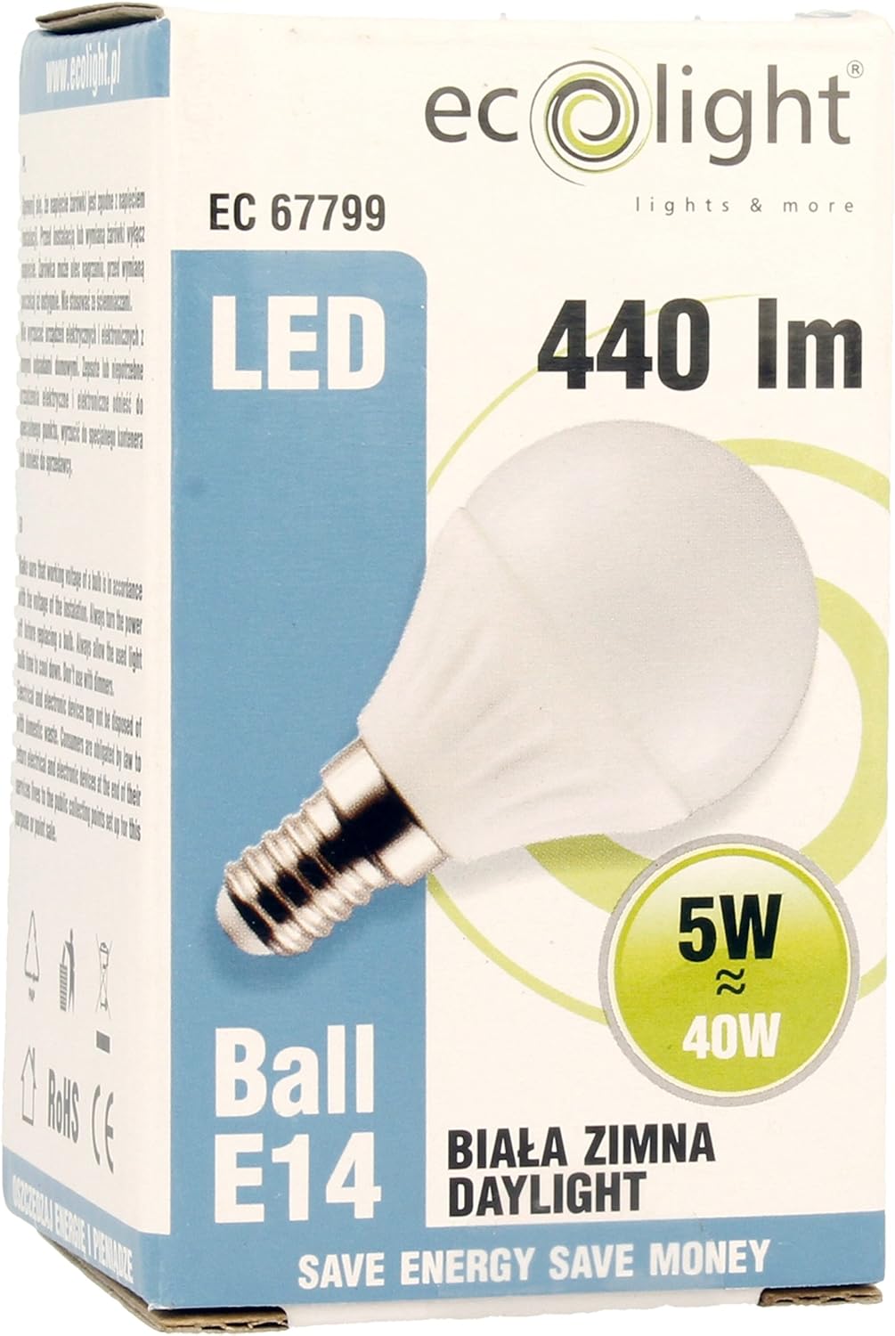 50X Bombilla Cabeza Pequeña 19 V,E 5,5 Para Iluminaciones #LA6X5