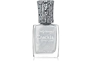 Crackle Nail Polish Black
