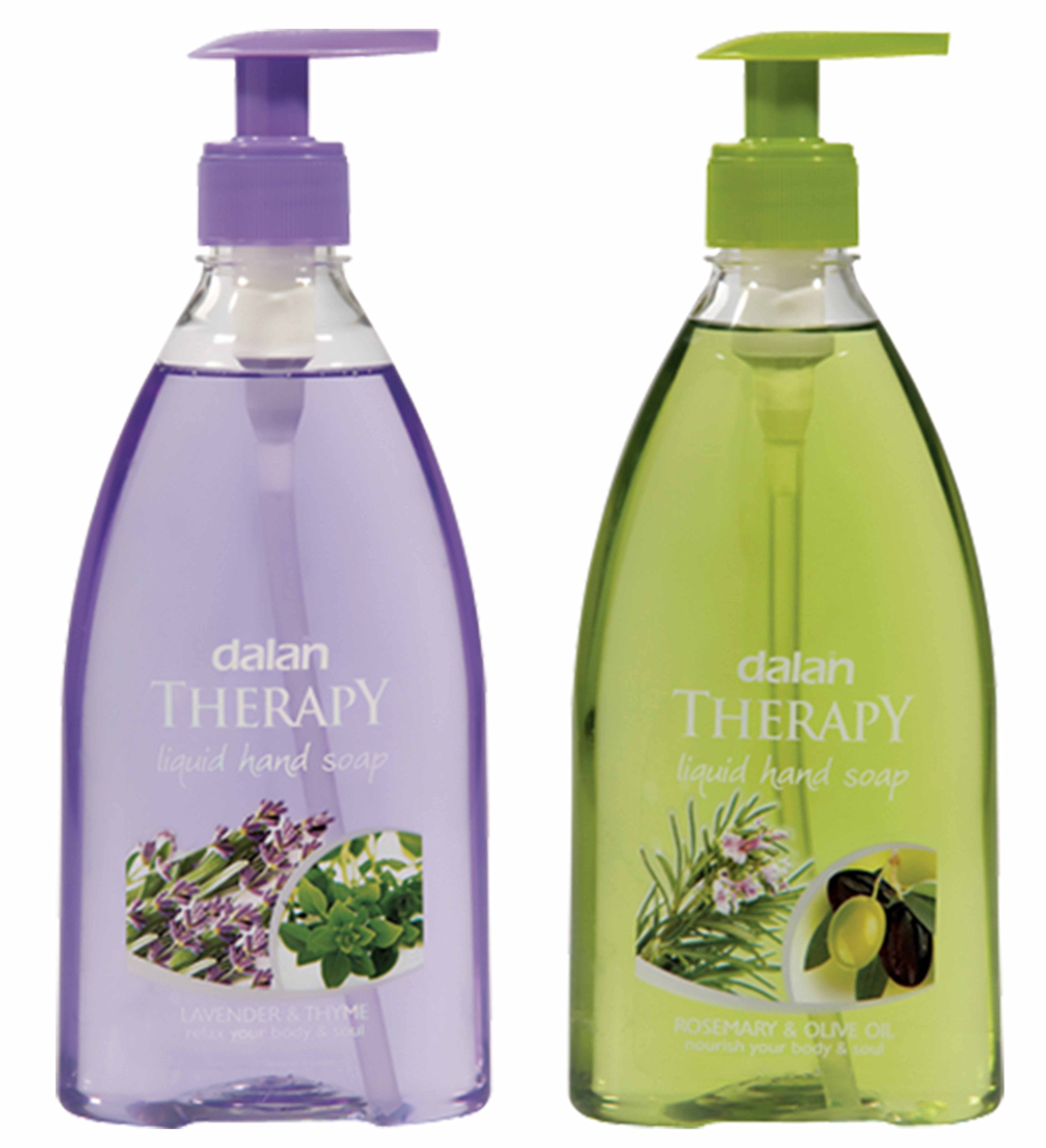 Therapy Liquid Soap Combo Pack of Lavender & Thyme and Rosemary & Olive Oil
