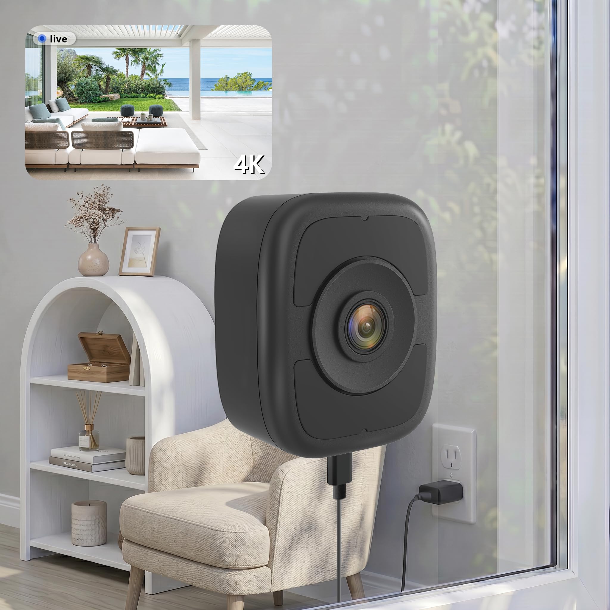 8MP 4K Window Camera