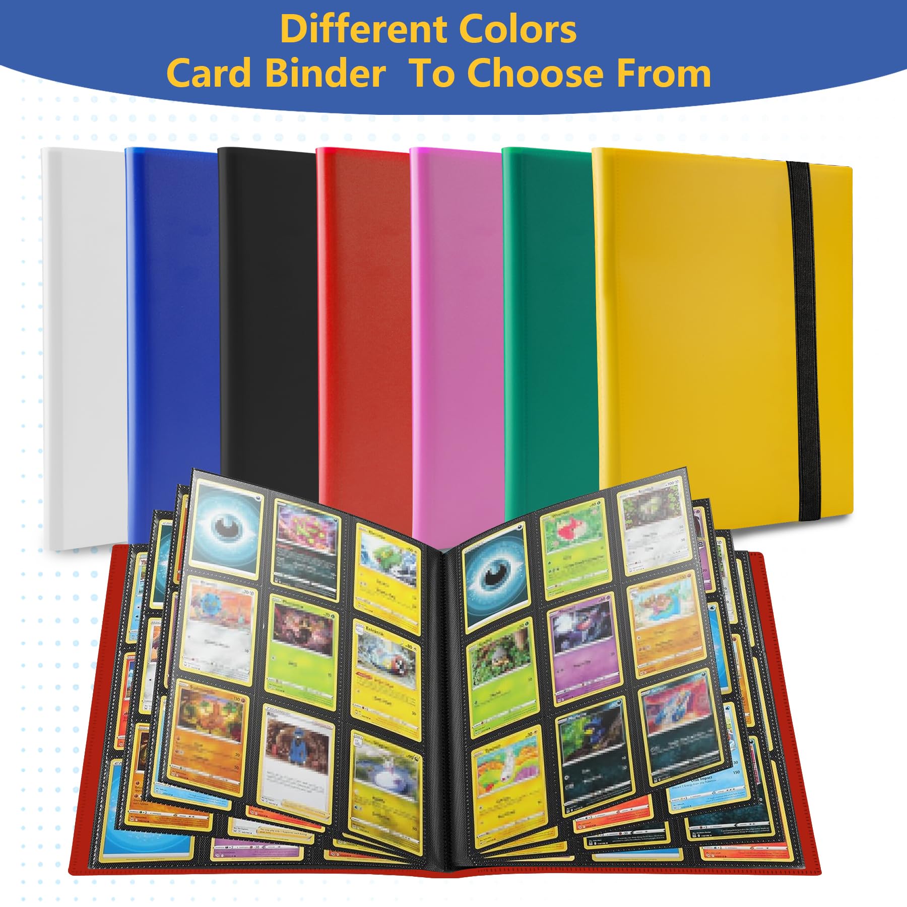 X Defence Premium Toploader Trading Card Binder Album Folder 360 - Foto 4