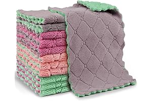 AIDEA Super Absorbent Reusable Cleaning Cloths for Kitchen