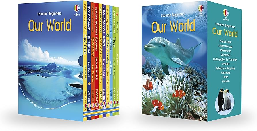 Usborne Beginners Series Our World Collection 10 Books Box Set