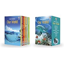Usborne Beginners Series Our World Collection 10 Books Box Set Seasons, Trees, Antartica,Rubbish & Recycling, Weather, Earthquakes & Tsunamis, Volcanoes,Rainforests,Under the Sea, Planet Earth Hardcover