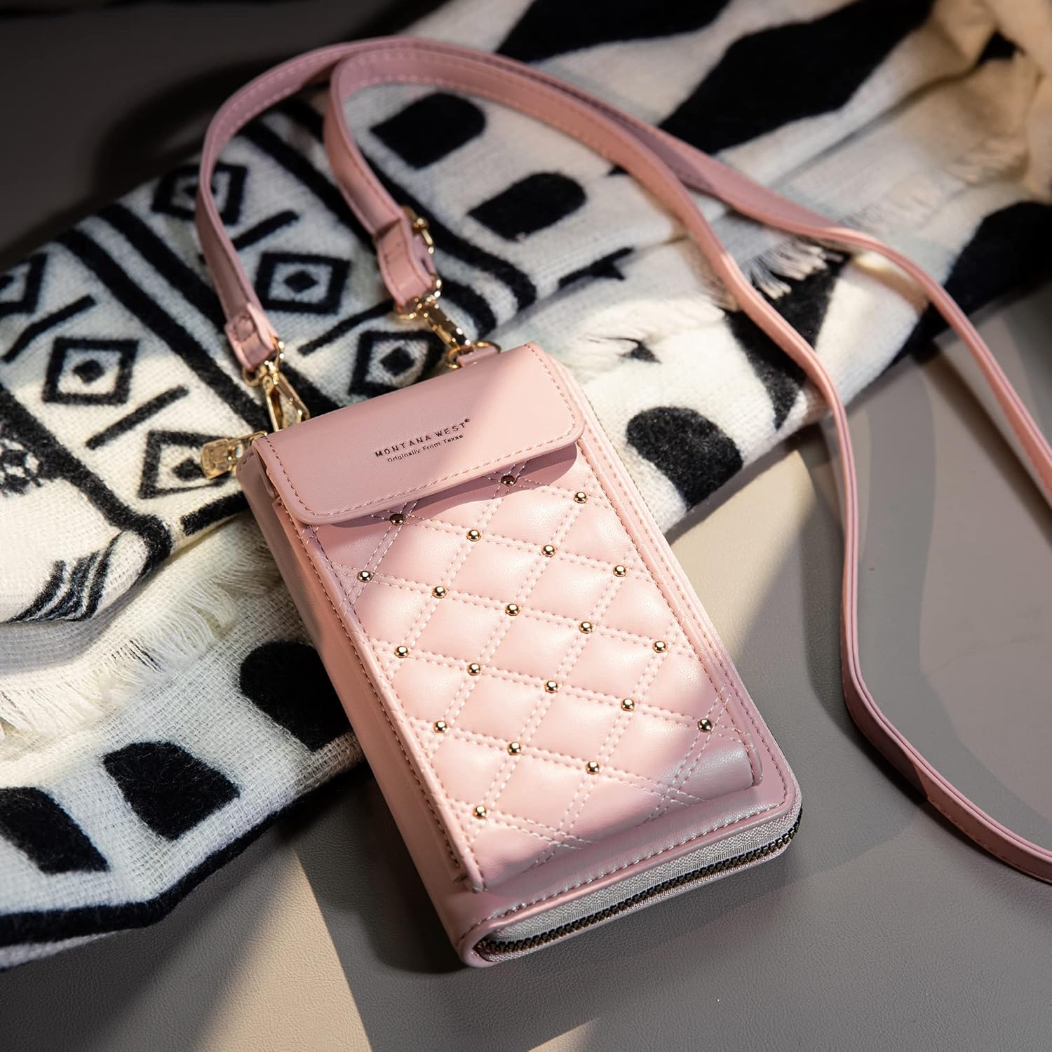 Montana West Small Crossbody Cell Phone Purse for Women RFID Blocking Cellphone Wallet - Image 2