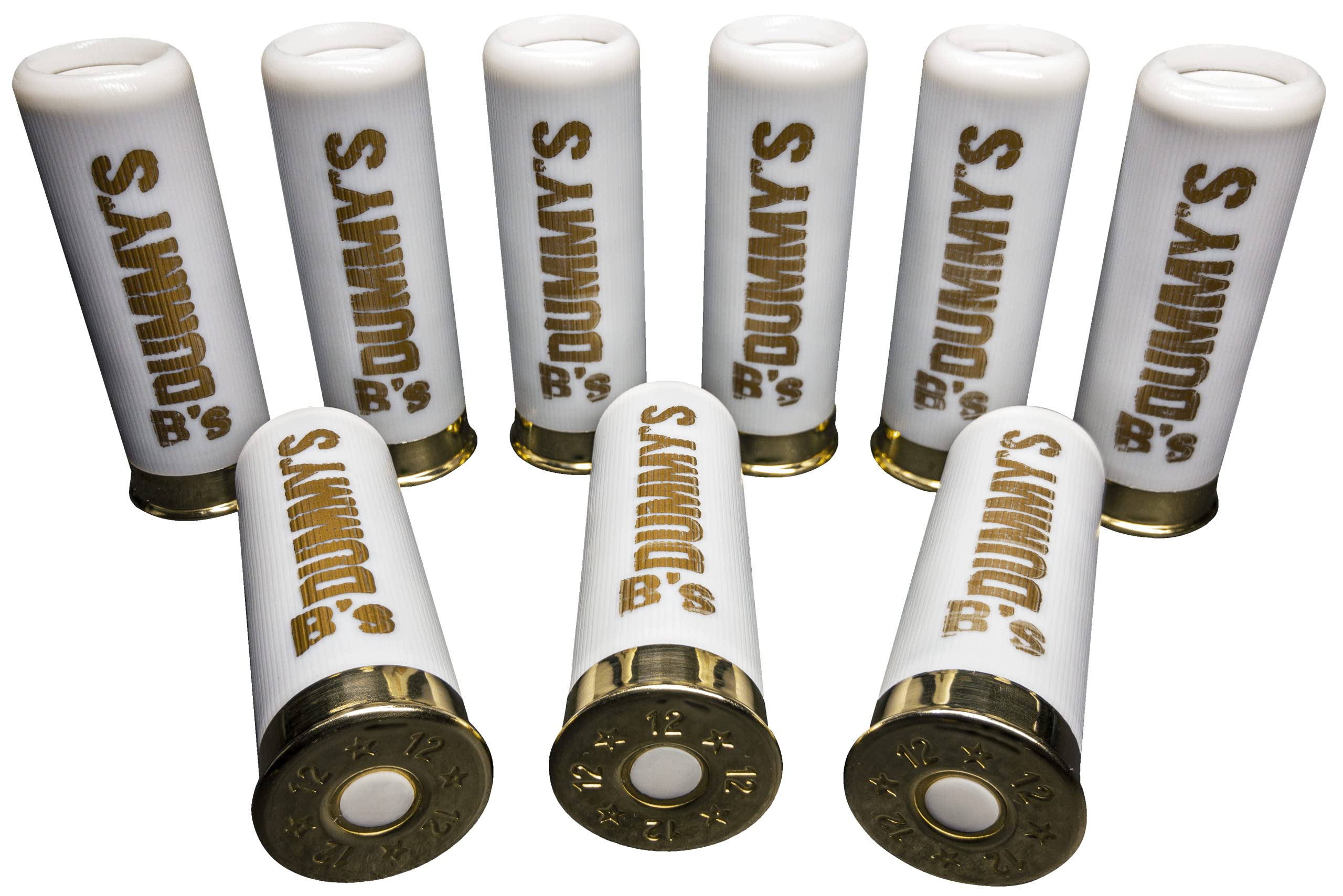 Dummy 12 Gauge Training Caps (White 2 ¾”)