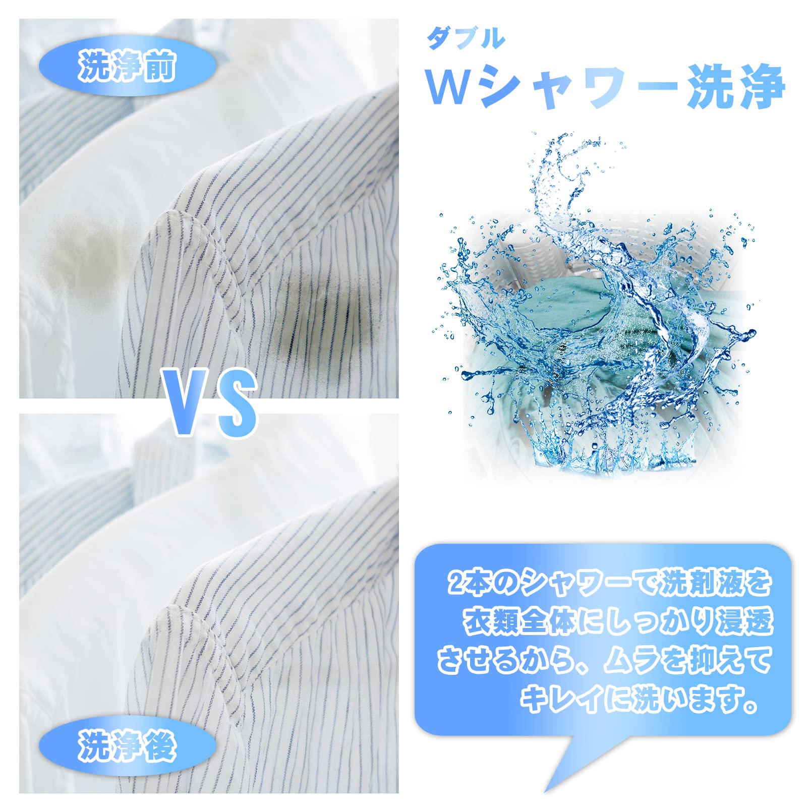 Amazon.co.jp: 全自動洗濯機 4.5kg 洗濯機 一人暮らし ボディ幅51.5